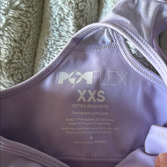 POPFLEX Other - POPFLEX Lavender Sports Bra